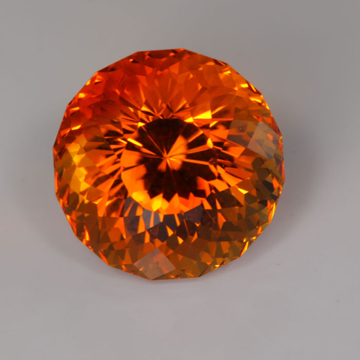 Citrine Round Portuguese 12.82 Carats
