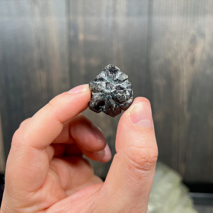 alex crystal size to a hand
