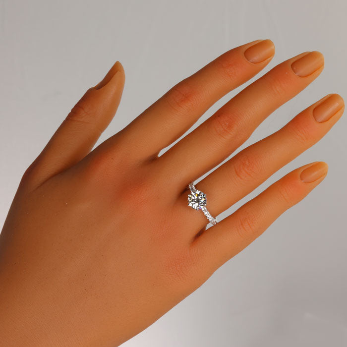 Diamond Engagement Ring 1.99 Carat Center Diamond