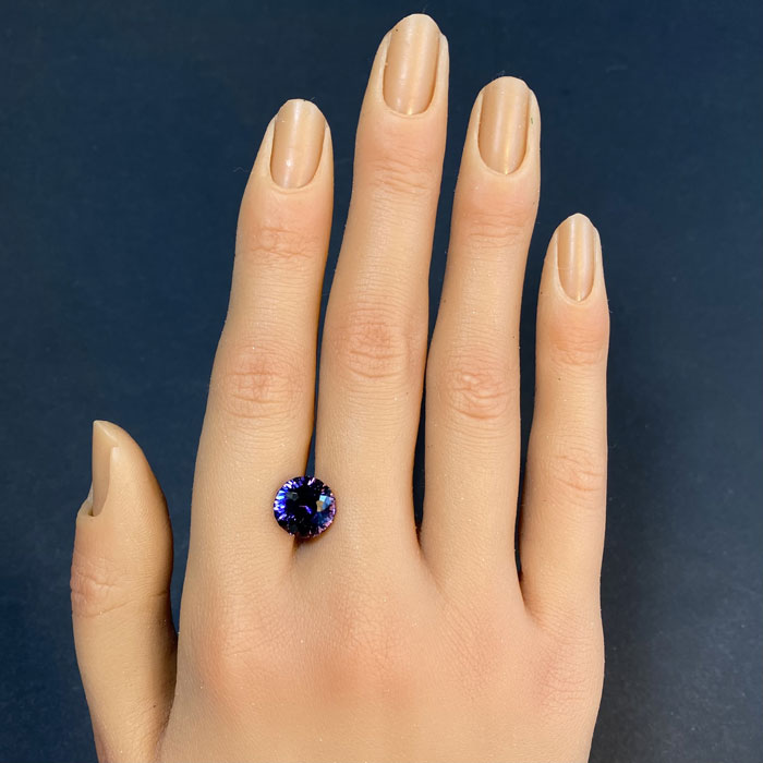 tanzanite natural diesel color gem