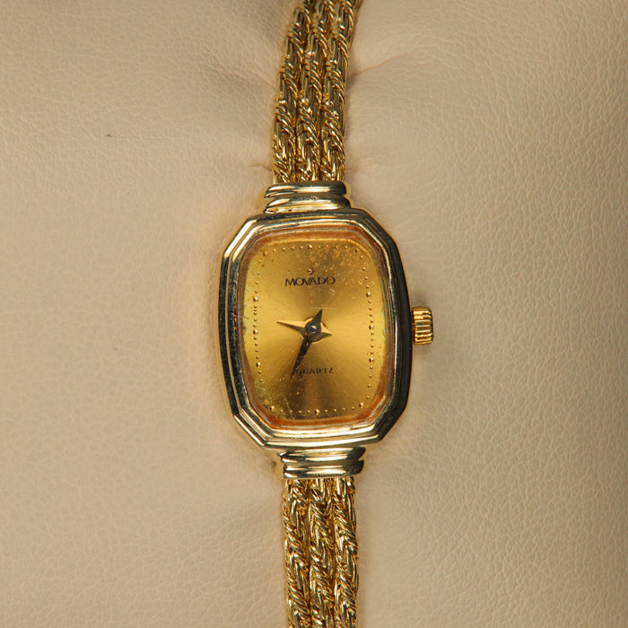 14k yellow gold Movado watch 