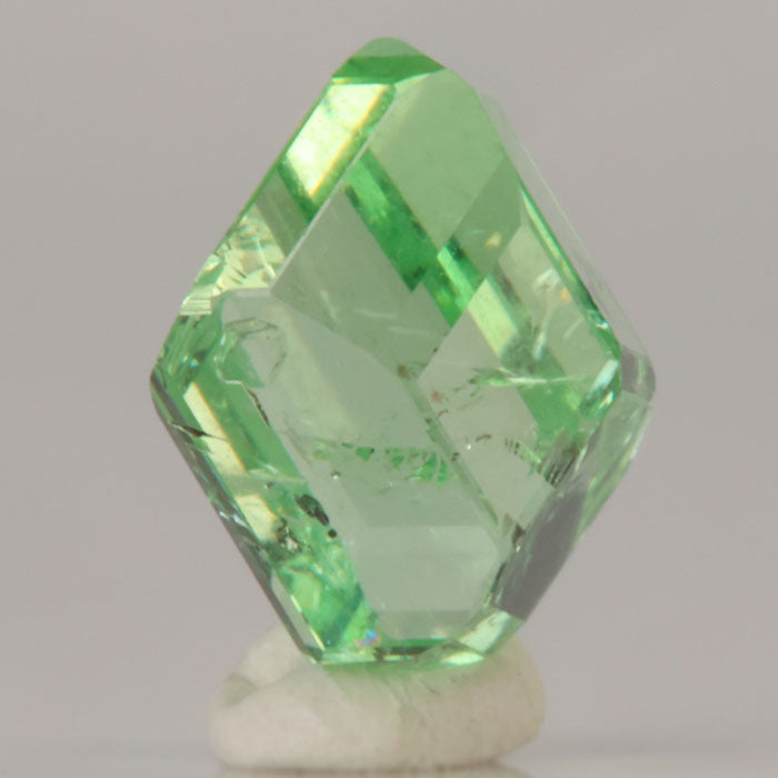 mint green garnet gem crystal speciment