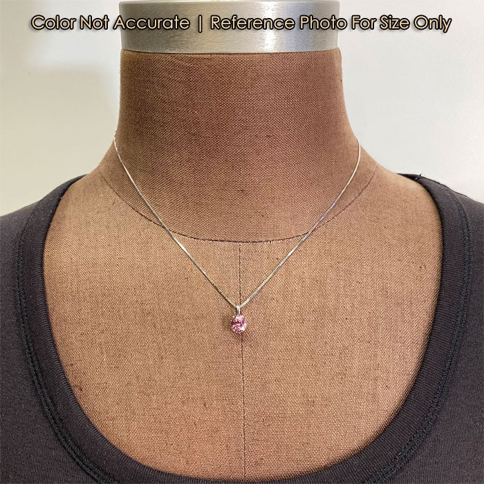 white gold garnet gemstone pendant 