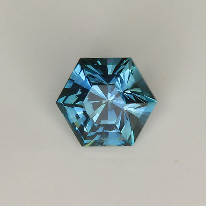 Hexagonal Cut Sapphire 1.35 Carat from Montana