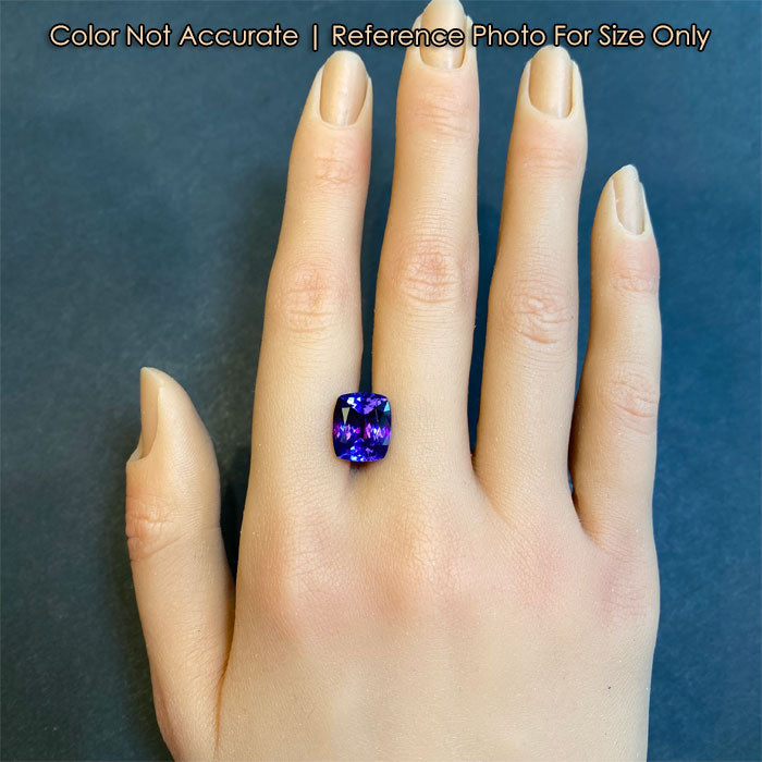 tanzanite on hand size 