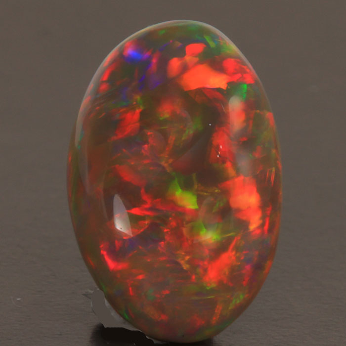oval cabochon black opal 11.53 carats