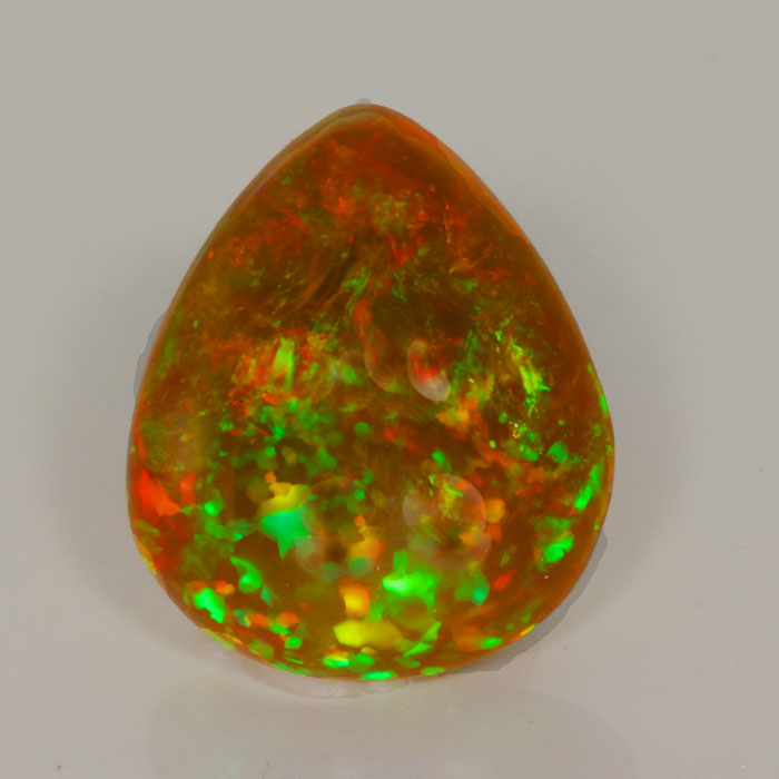 pear shape ethiopian opal gemstone