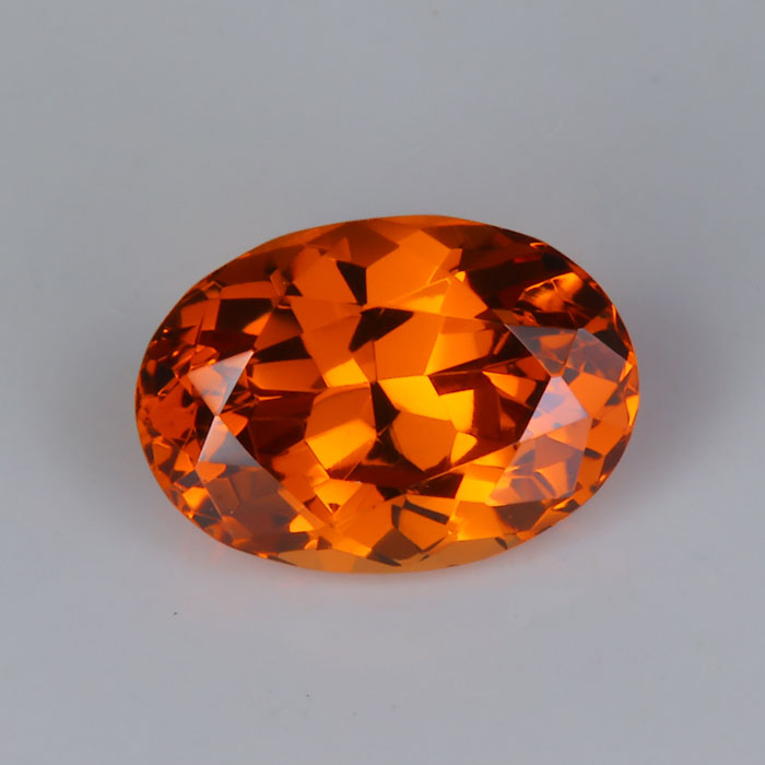 orange natural color malaya garnet gemstone