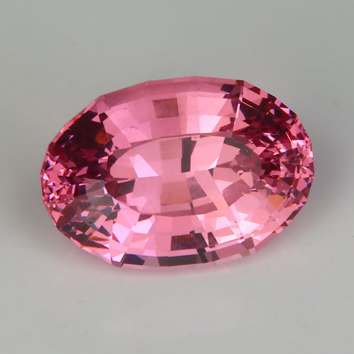 pink color oval cut garnet gemstone from Tanzania 