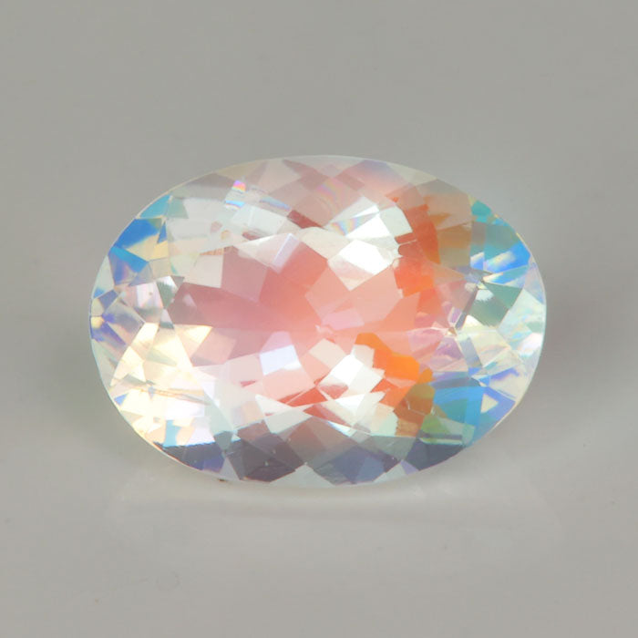 rainbow moonstone gemstone oval cut 