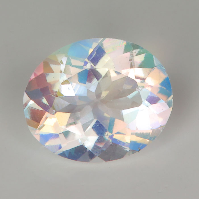 rainbow moonstone gemstone oval cut