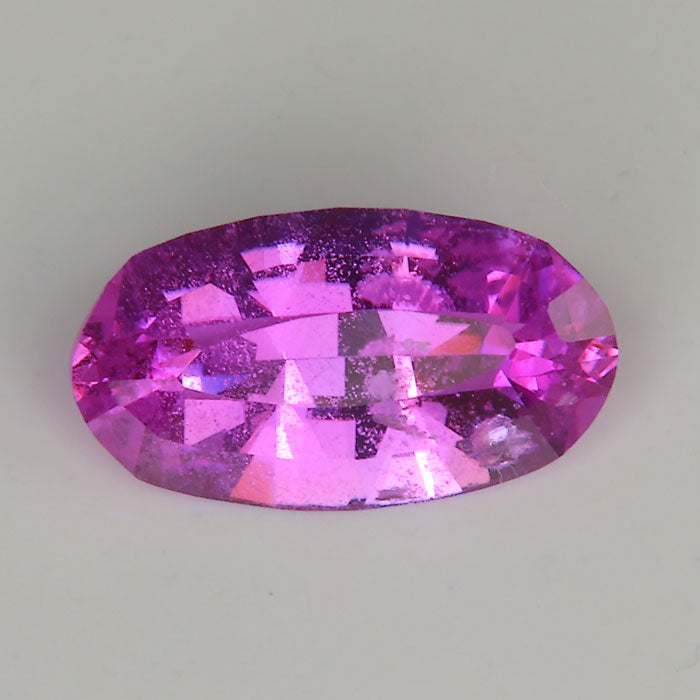 Pink sapphire gemstone oval cut