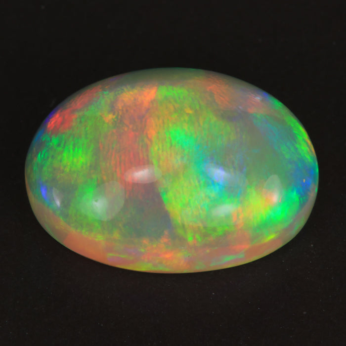 oval cut opal gem