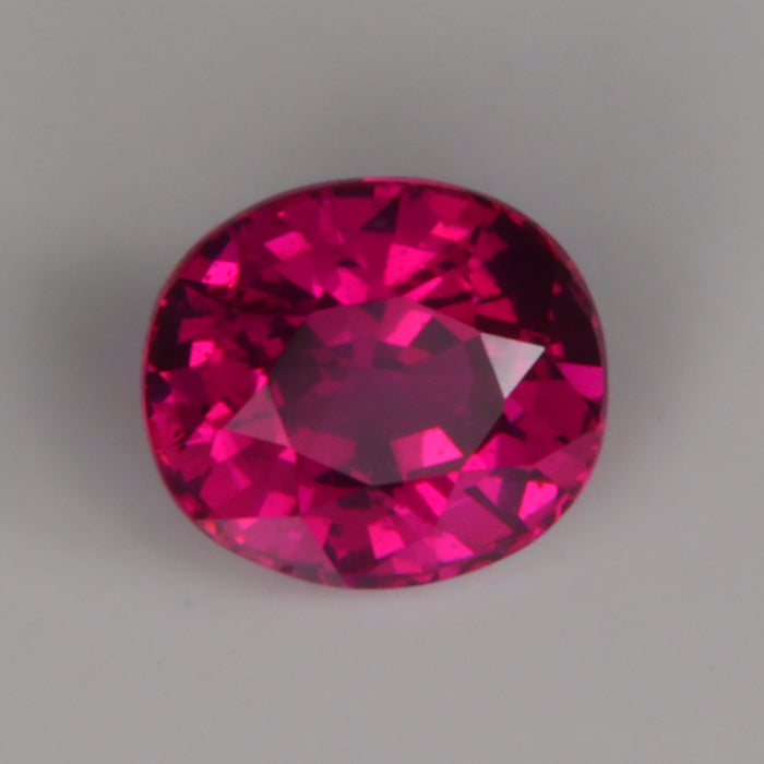 violet red ruby gemstone