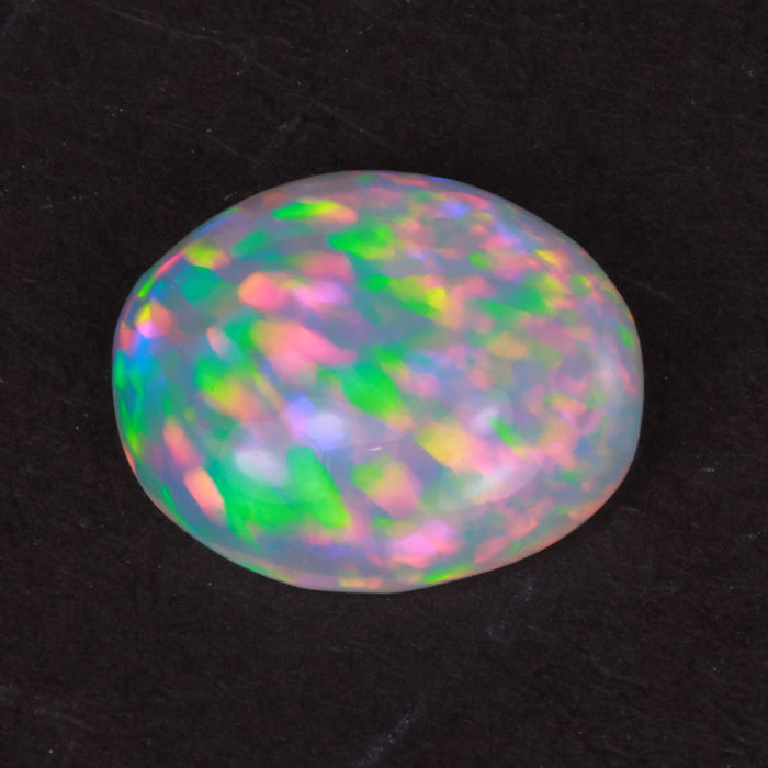 opal gemstone oval cabochon cut