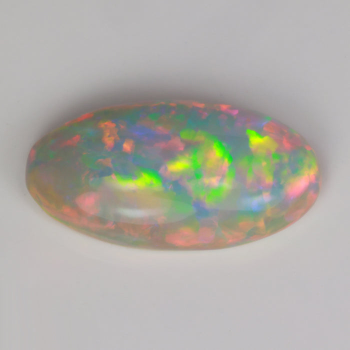 oval opal gemstone rainbow color