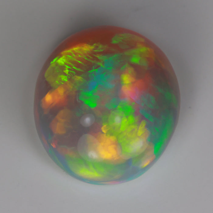oval cabochon cut opal gem