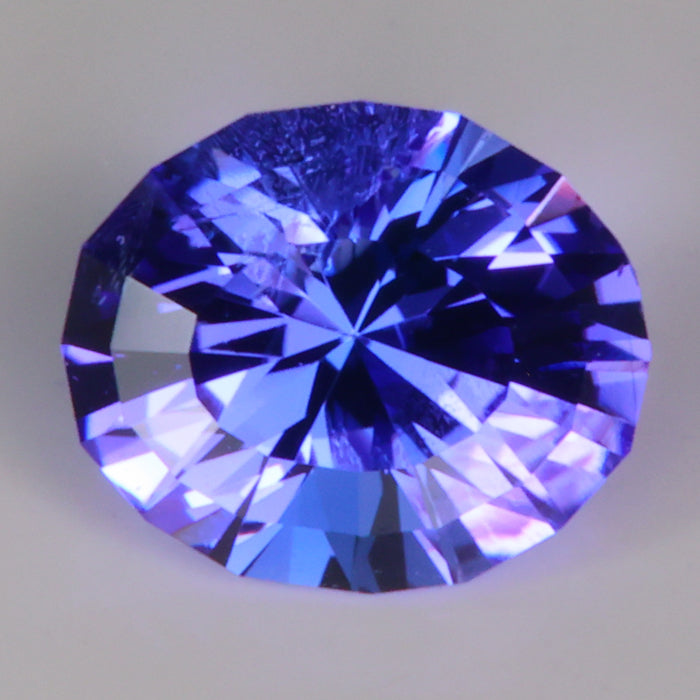 Oval Tanzanite Gemstone Precision Faceted