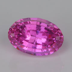 Oval Cut Pink Sapphire From Madagascar 2.07 Carats - Moriartys Gem Art