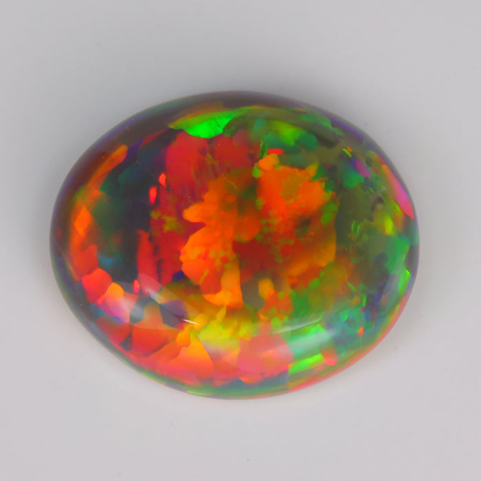 black opal gemstone beautiful oval cut