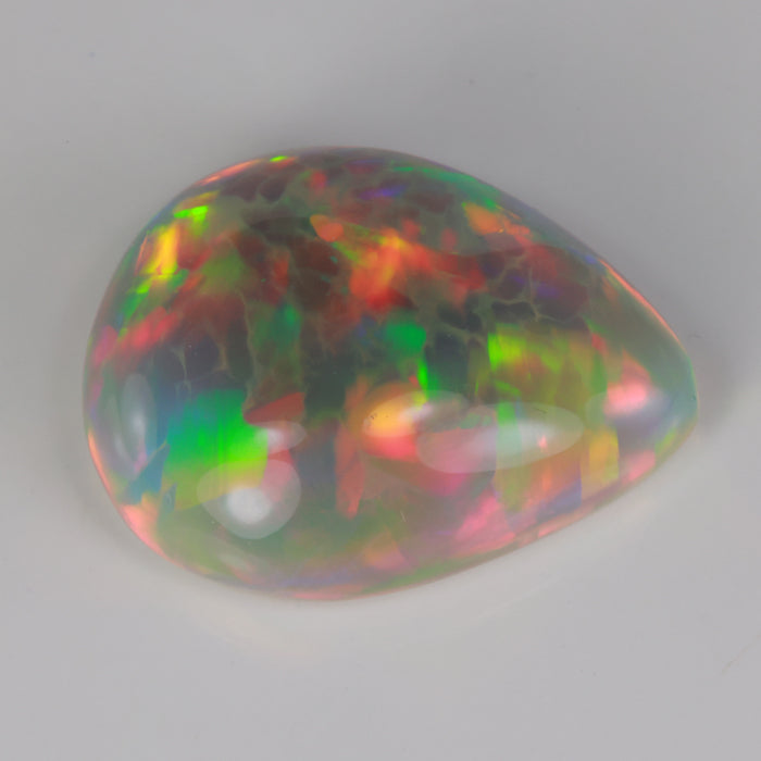 ethiopian opal gemstone pear shape