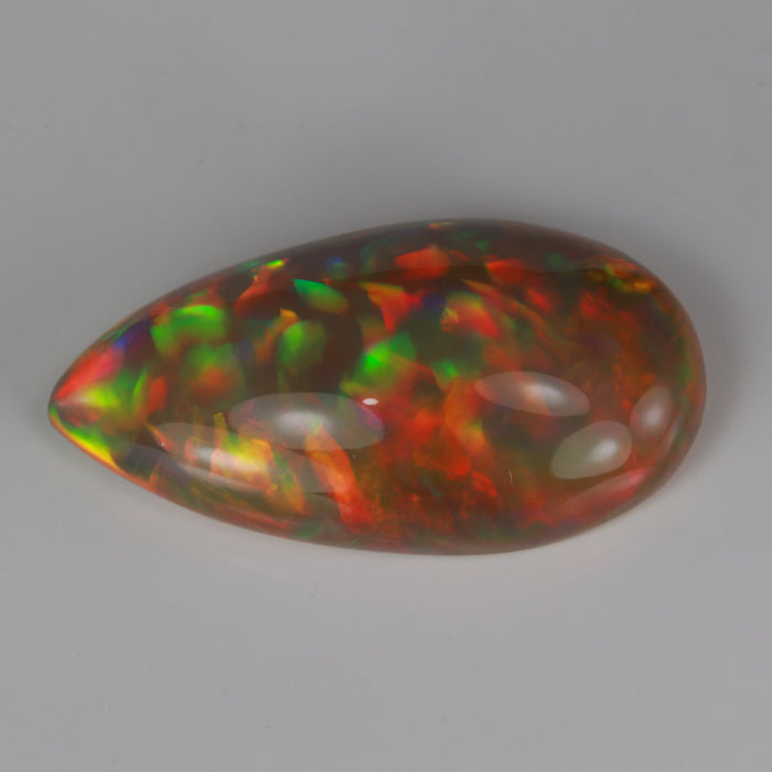 black opal from ethiopia pear shape