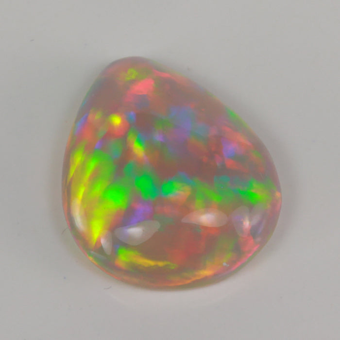 opal gem pear shape cabochon