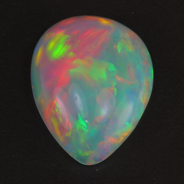 Magnifique Opale Noire Brute D'Éthiopie 12 Carats - Pièce Unique Avec Jeu De Feu Multicolore