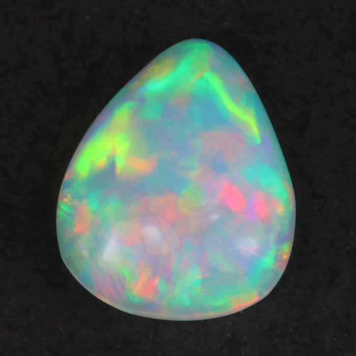 Ethiopian opal gemstone pear shape cut