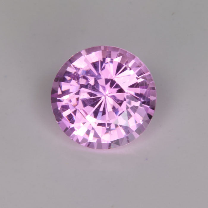 Round Brilliant Pink Sapphire Gemstone from Madagascar 1.11ct