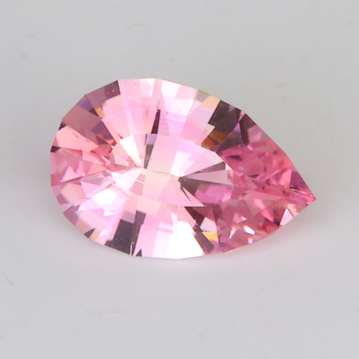 pear shape brilliant cut fancy pink zoisite tanzanite gemstone 