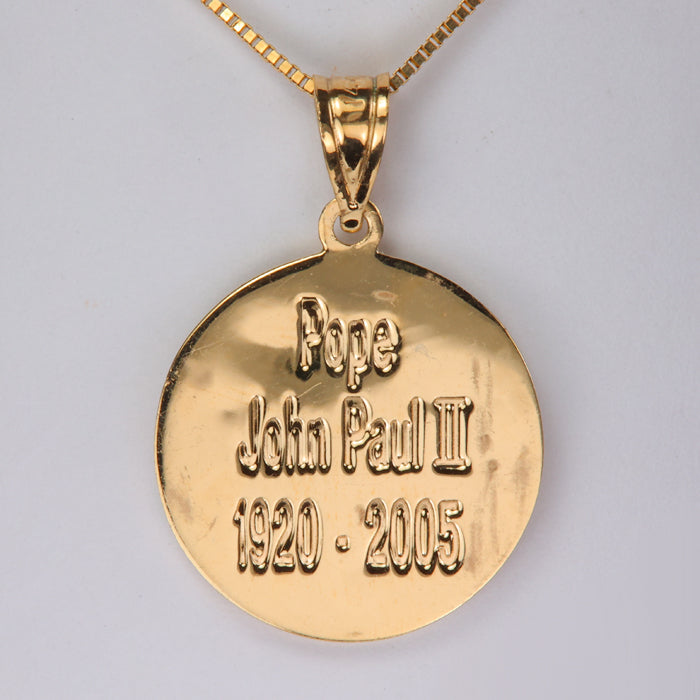dates on pope pendant