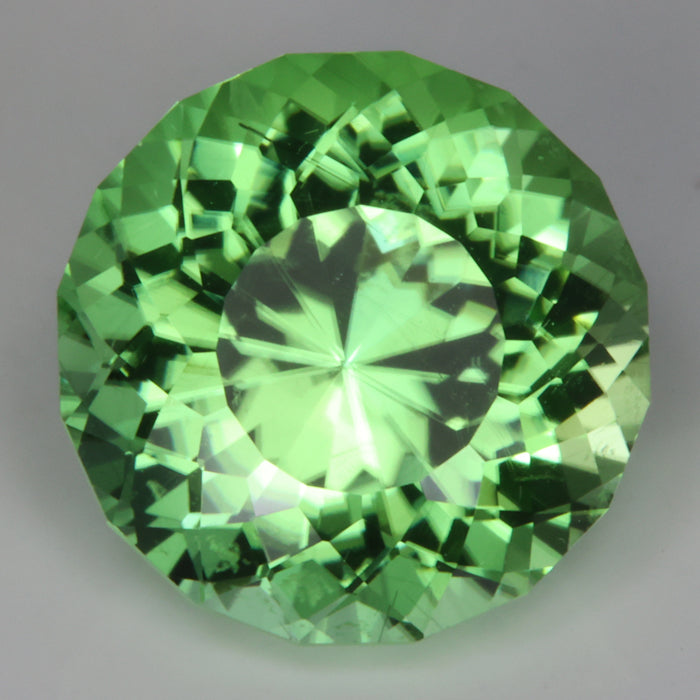 Portuguese Round Mint Color Peridot from Pakistan