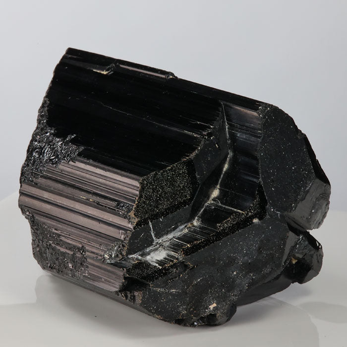 large natural raw tourmaline specimen