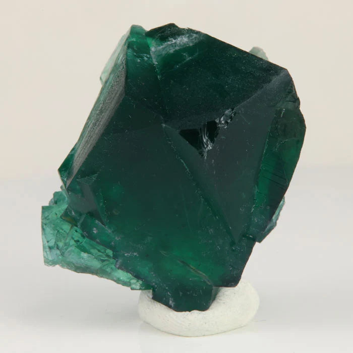Rogerley Fluorite with Deep Emerald Green Intergrown Cubic Crystals 46.92g