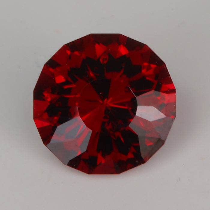 red color natural chrome pyrope garnet gemstone round brilliant cut