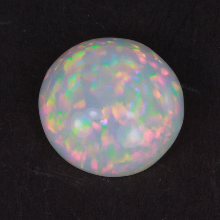 opal gem from ethiopia round cabochon
