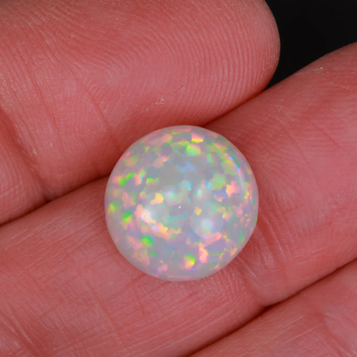 round opal in hand
