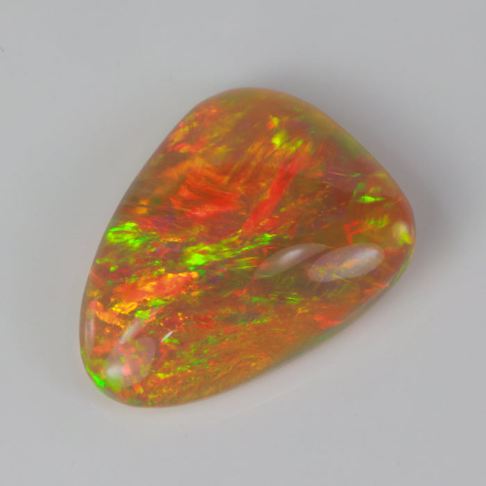 opal gem from ethiopia shield cabochon shape