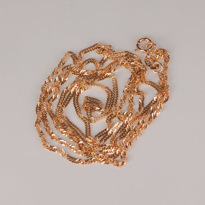 rose gold singapore link estate chain