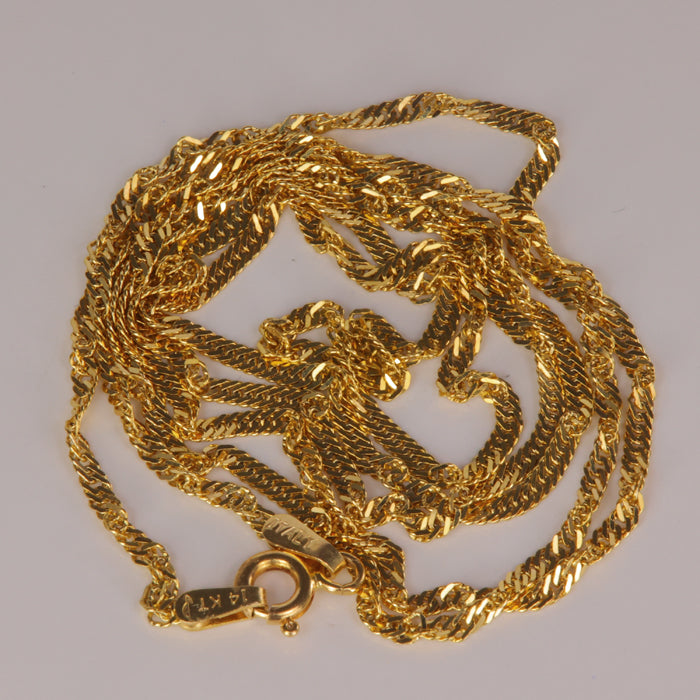 yellow gold estate Singapore chain