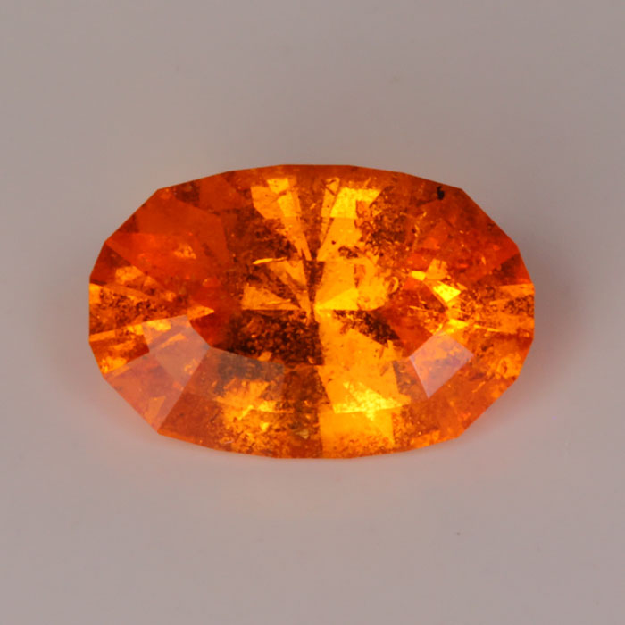 orange color spessartite garnet gemstone 
