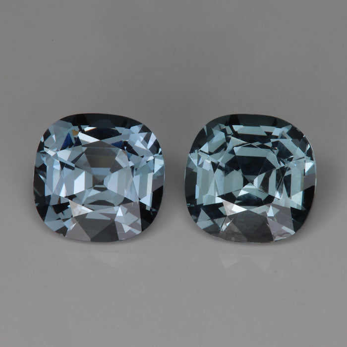 gray blue spinel rare gemstones beautiful 
