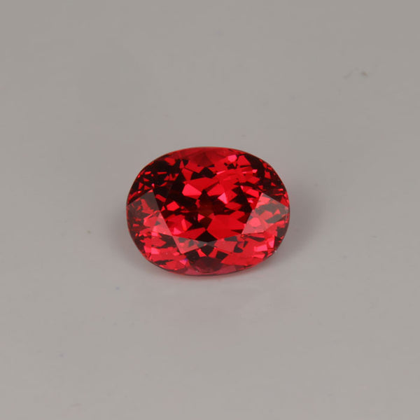 Oval Cut Red Spinel 1.55 Carats - Moriartys Gem Art