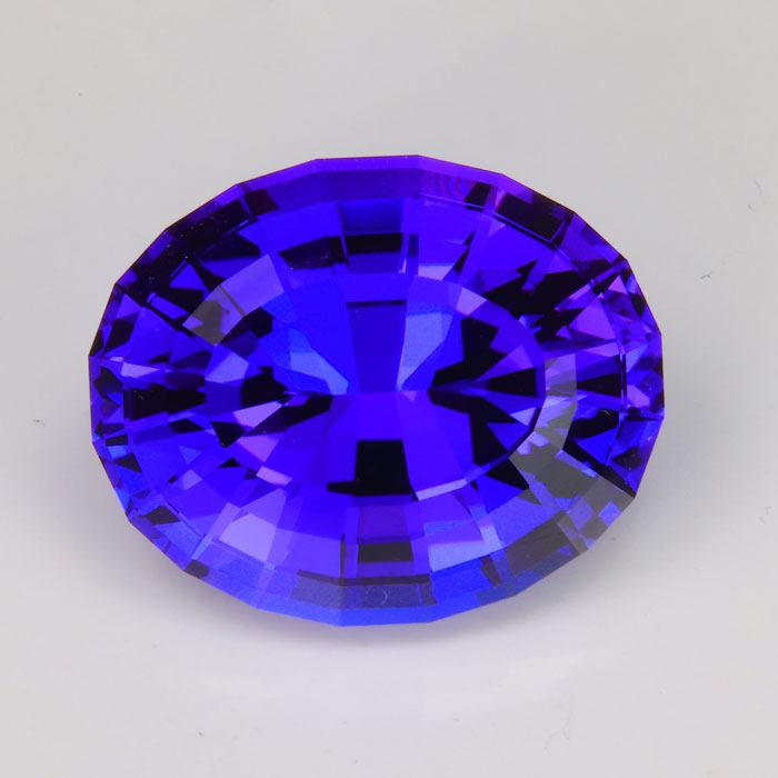 step oval rare large beautiful tanzanite gem 