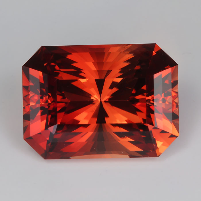 pinkish orange sunstone gemstone