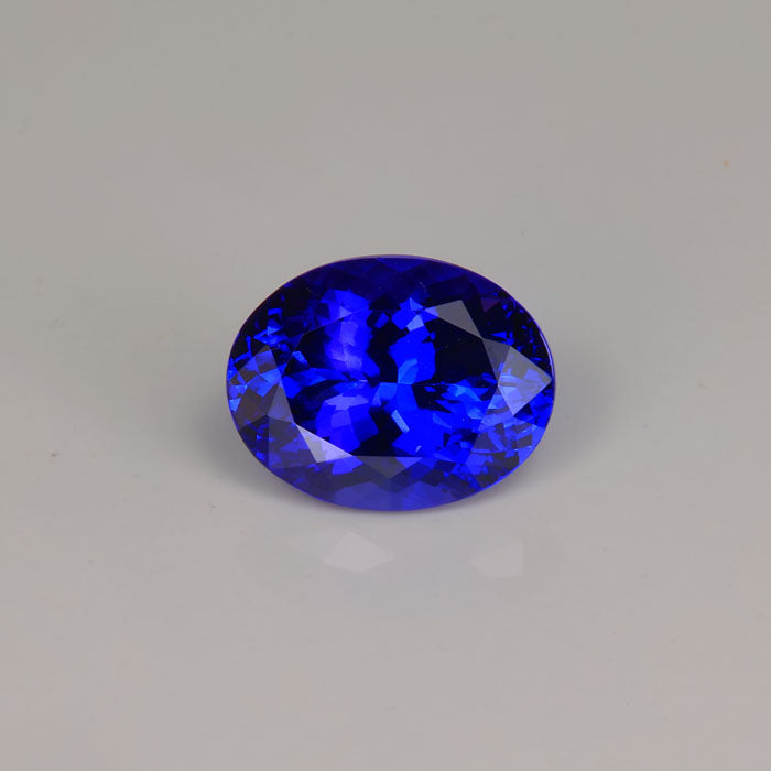 oval cut tanzanite gemstone