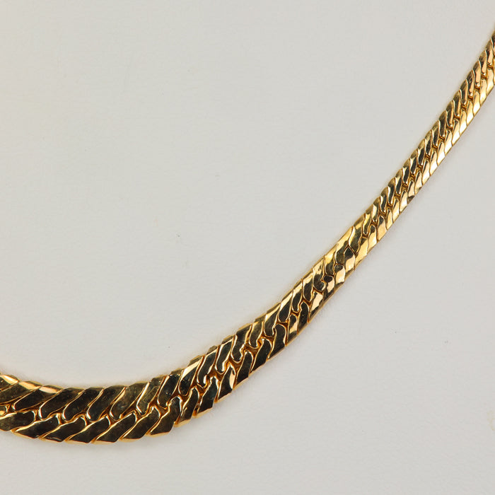 herringbone link necklace
