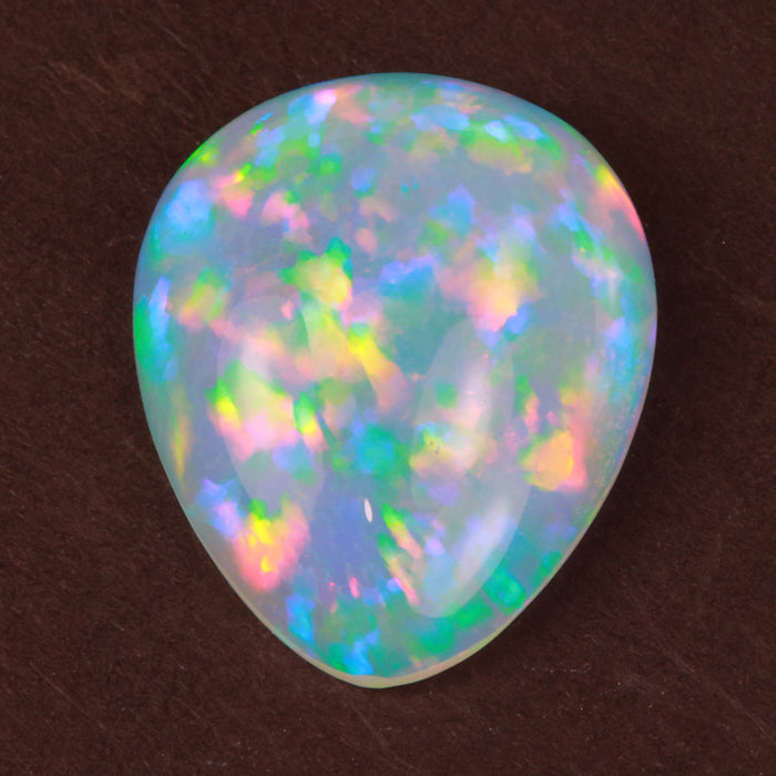 opal gemstone pear cabochon cut 