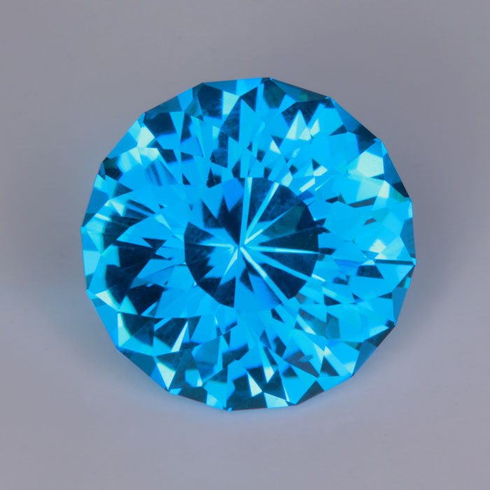 swiss blue topaz gemstone modified portuguese